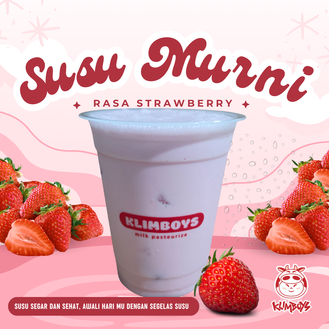 fresh milk ice strawberry